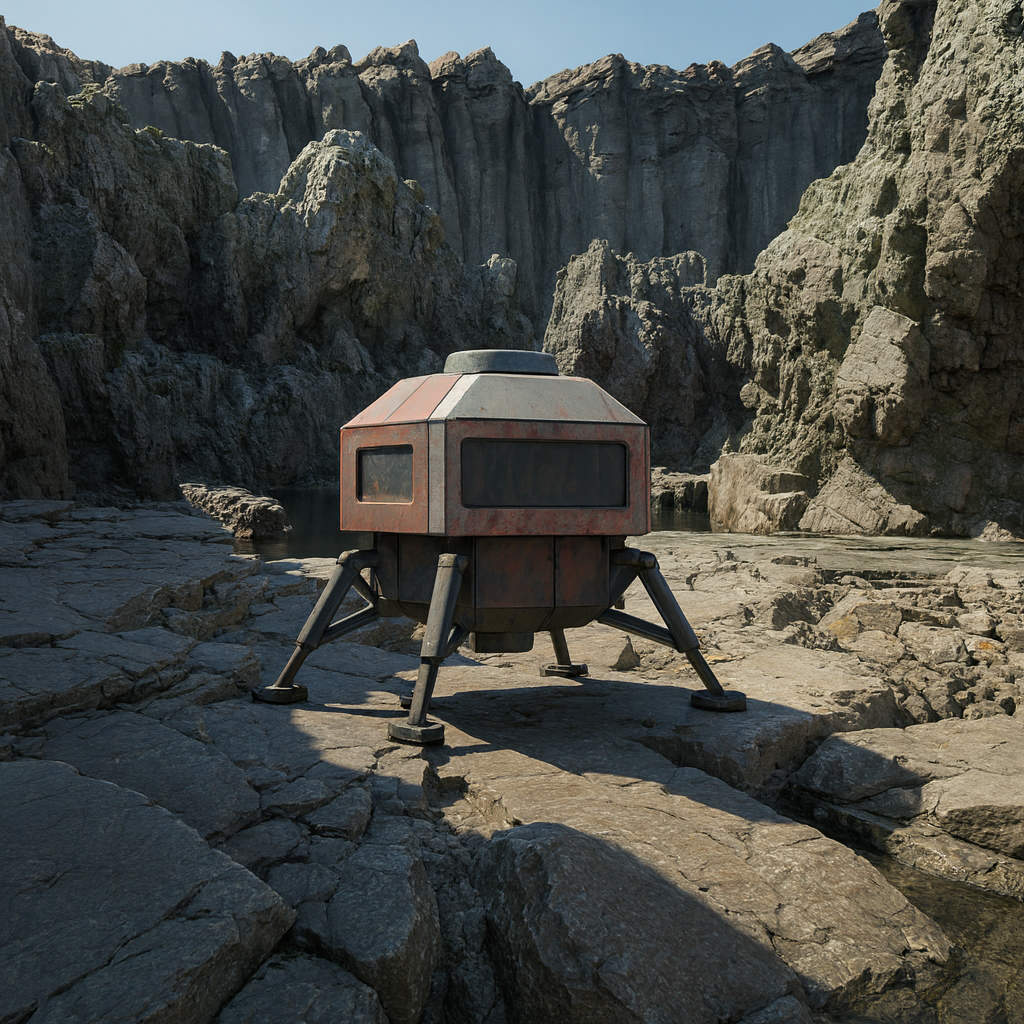 Space lander cockpit teaser